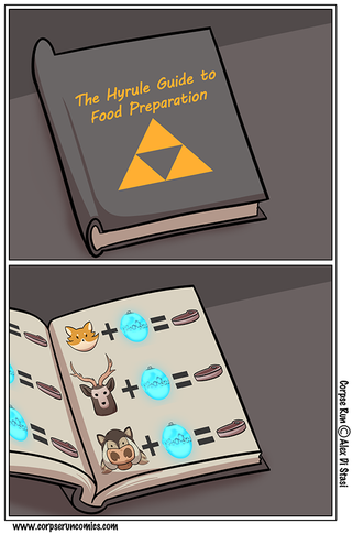 Illustration for article titled Sunday Comics: The Hyrule Guide To Food Preperation